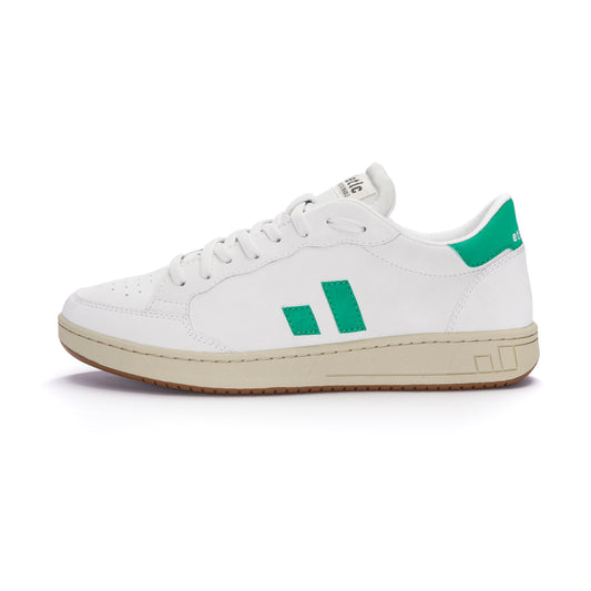 Ethletic Sneaker Jesse Lo Cut Chalk White / Frog Green