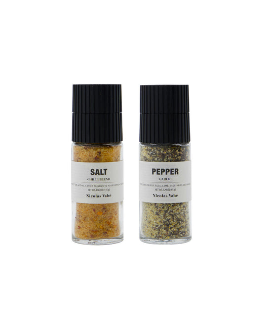 Gift box, Salt chilli + pepper, garlic