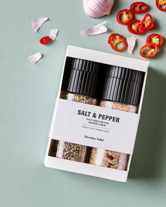 Gift box, Salt chilli + pepper, garlic