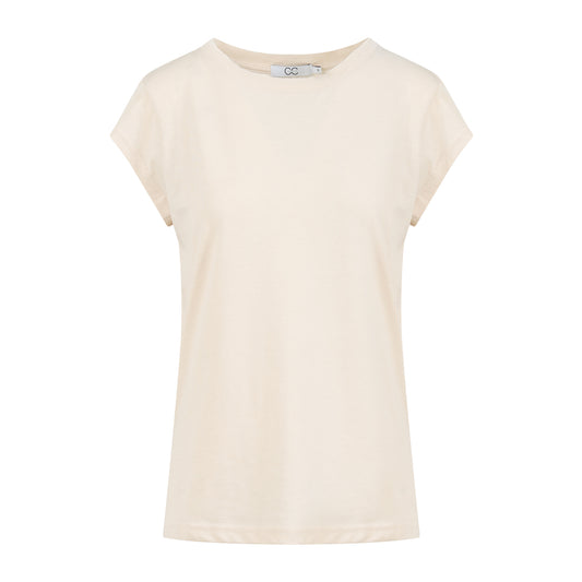 CC Heart Basic T-Shirt Creme
