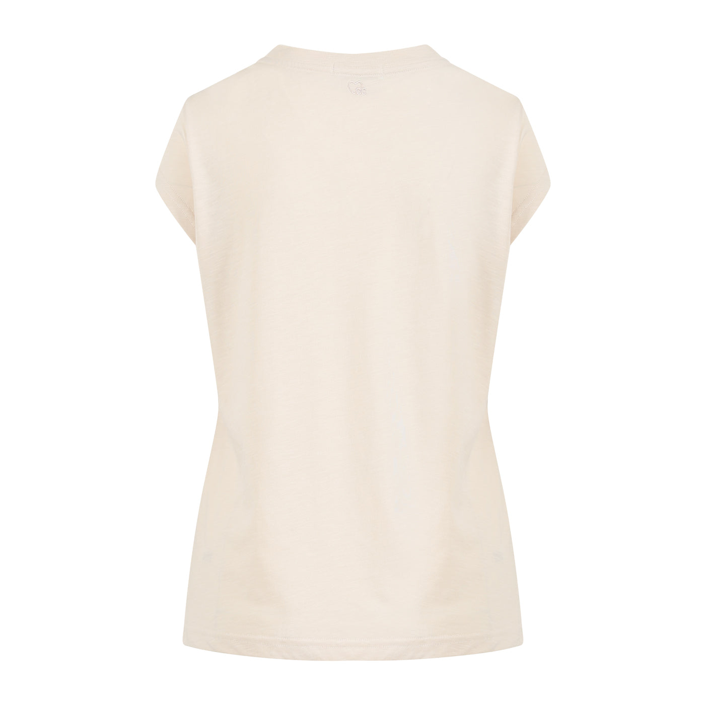 CC Heart Basic T-Shirt Creme