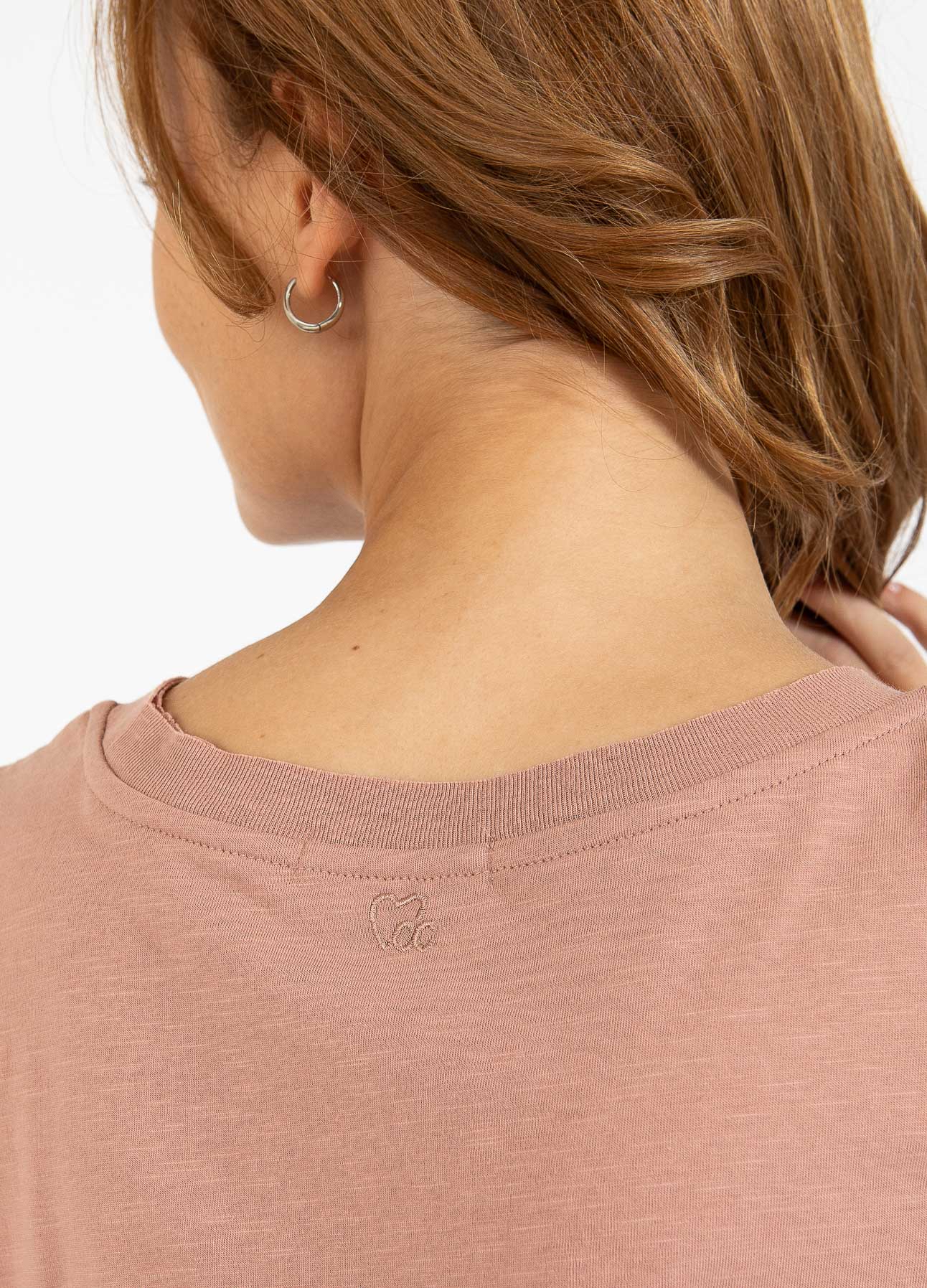 CC Heart Basic T-Shirt Washed Rose