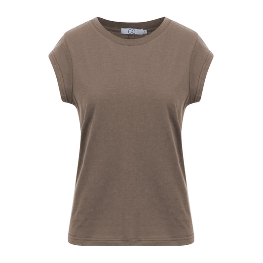 CC Heart Basic T-Shirt Warm Sand