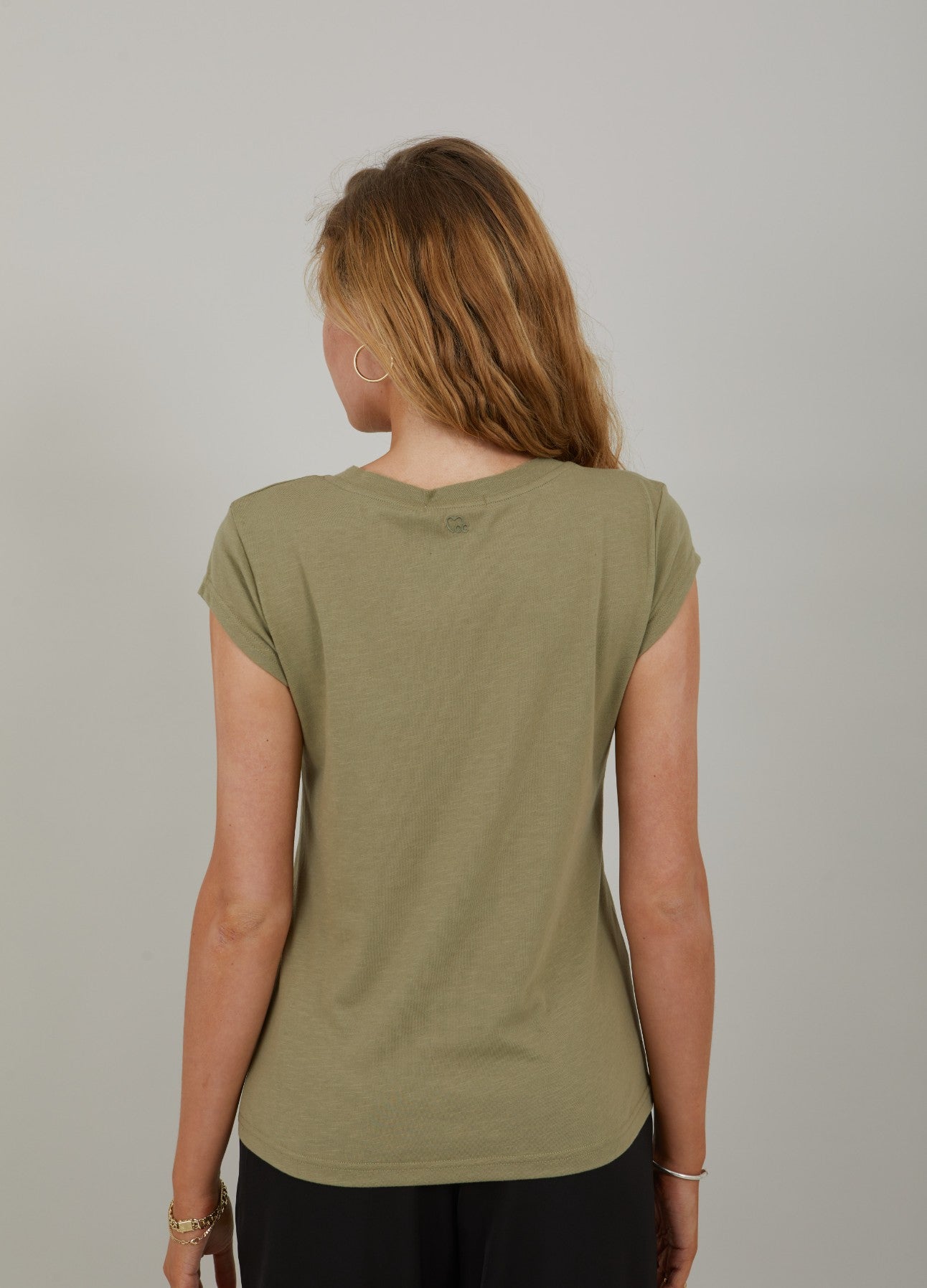 CC Heart Basic T-Shirt Dusty Olive