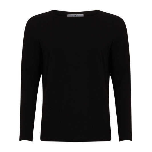 CC Heart Basic Long Sleeve Black
