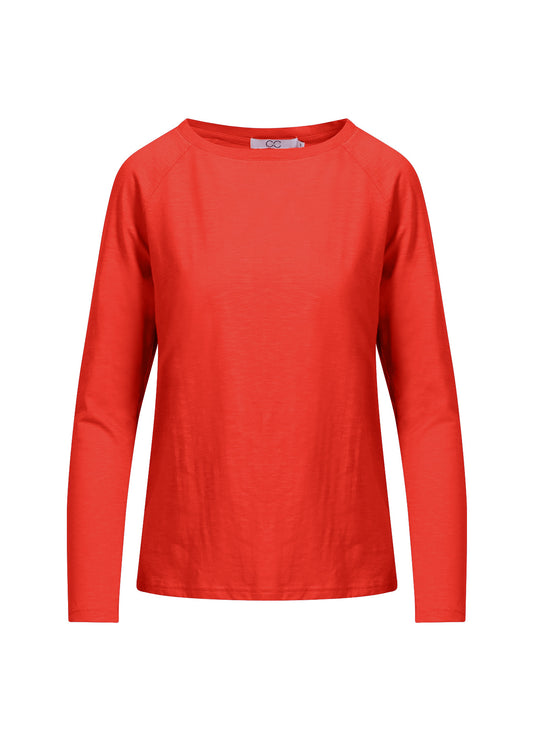 CC Heart Basic Long Sleeve Red Lips