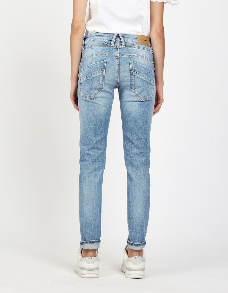 Gang 94Gerda Worn Blue Denim