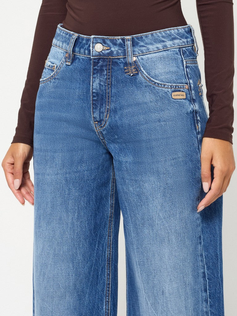 Gang 94Cora Baggy Fit Rough Midblue