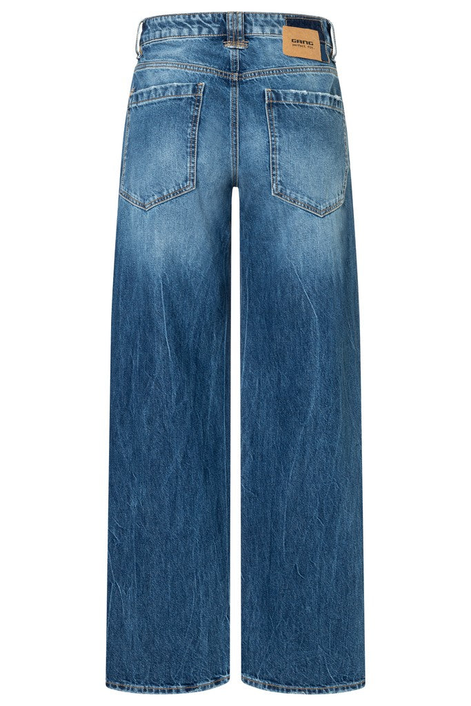 Gang 94Cora Baggy Fit Rough Midblue