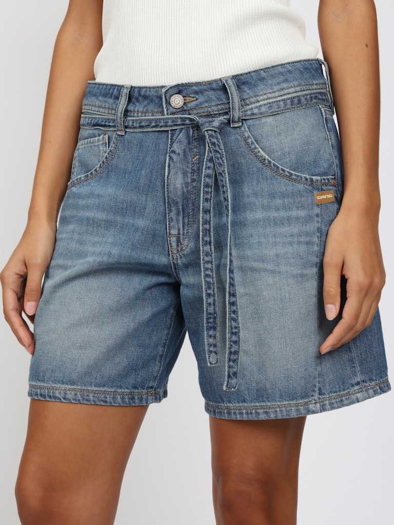 Gang 94Claire Shorts Tinted Midblue