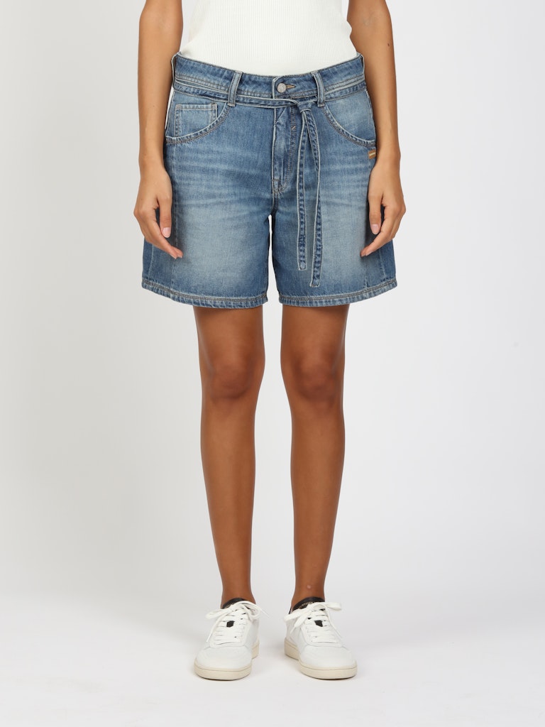 Gang 94Claire Shorts Tinted Midblue