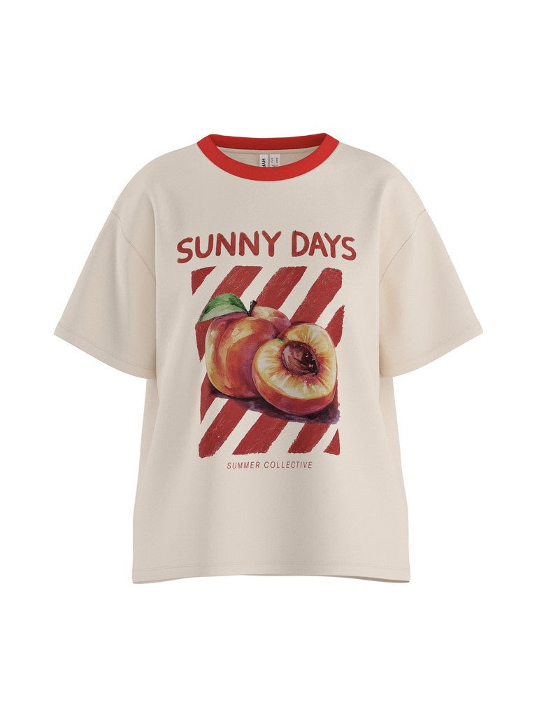 HDUlrikka SS Boxa T-Shirt White Swan