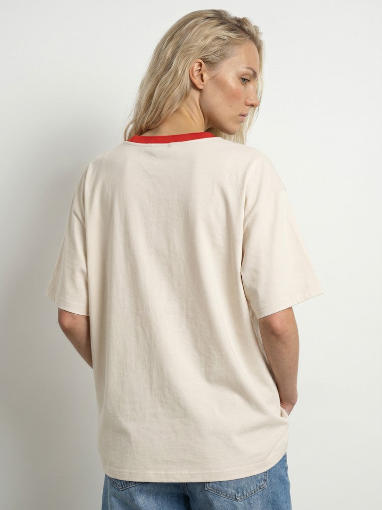 HDUlrikka SS Boxa T-Shirt White Swan