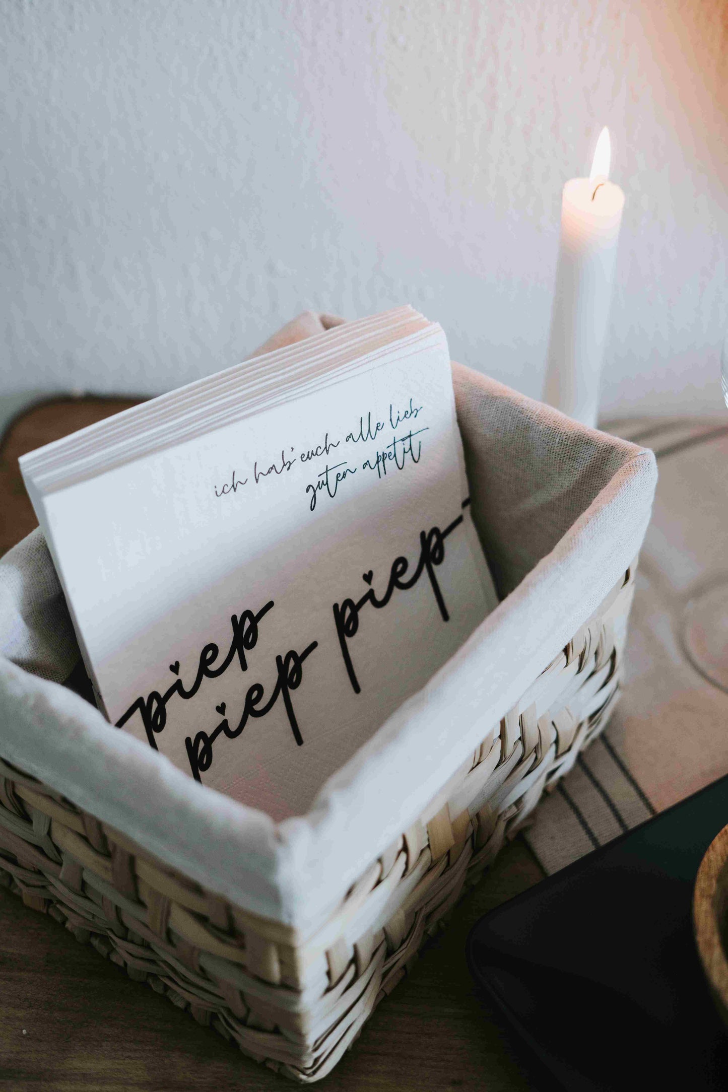 HG Serviette Piep Piep Piep