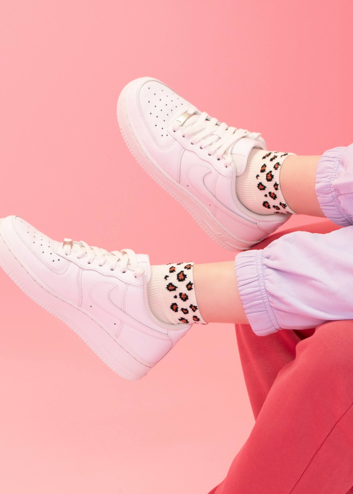 JCLeopard - Sneaker Socken High
