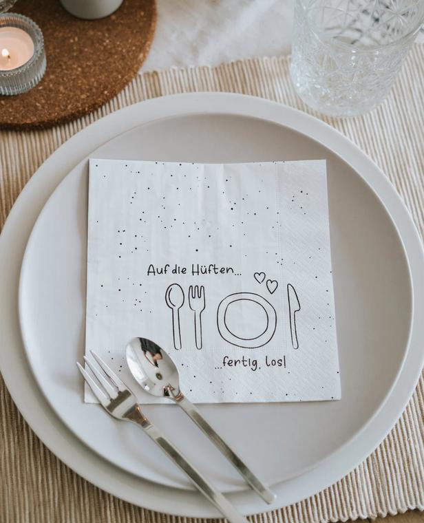 HG Serviette Auf die Hüften