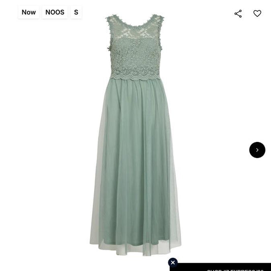 VILynnea Maxi Dress Green Milieu