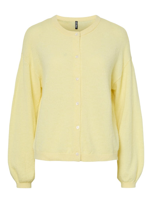 PCNaomi LS O-Neck Knit Cardigan French Vanilla