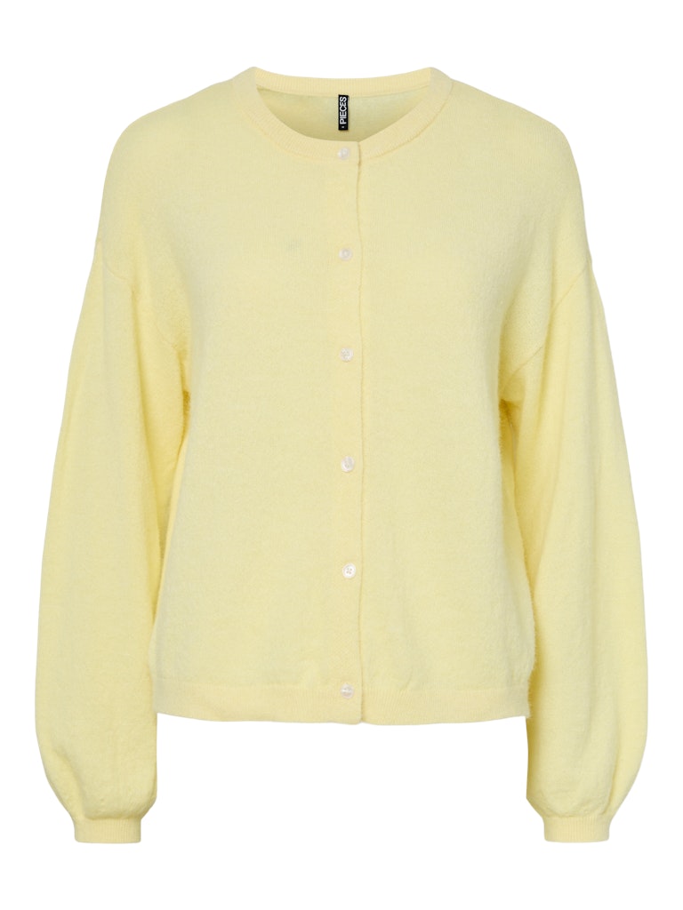 PCNaomi LS O-Neck Knit Cardigan French Vanilla