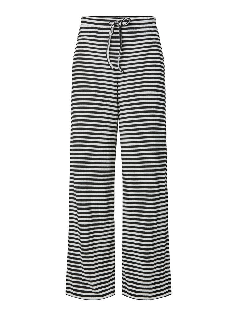 PCLAya MW Wide Pants Black