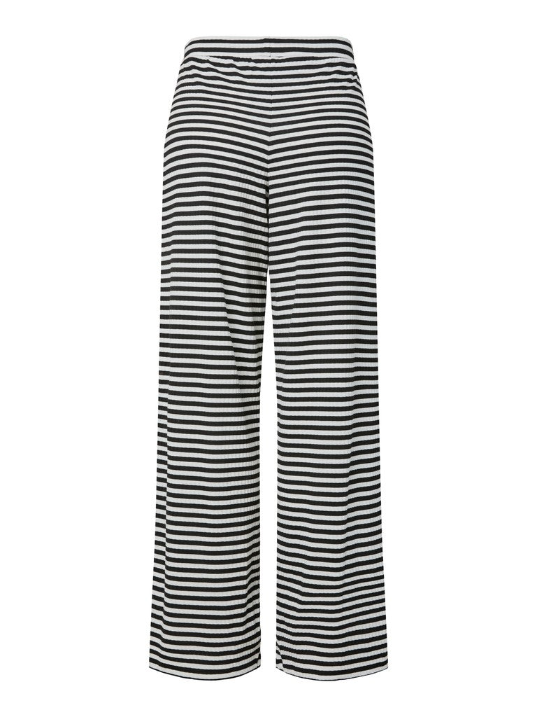 PCLAya MW Wide Pants Black