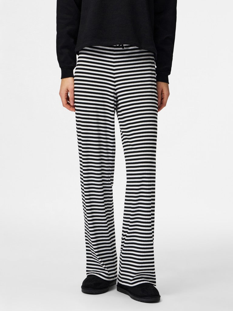 PCLAya MW Wide Pants Black