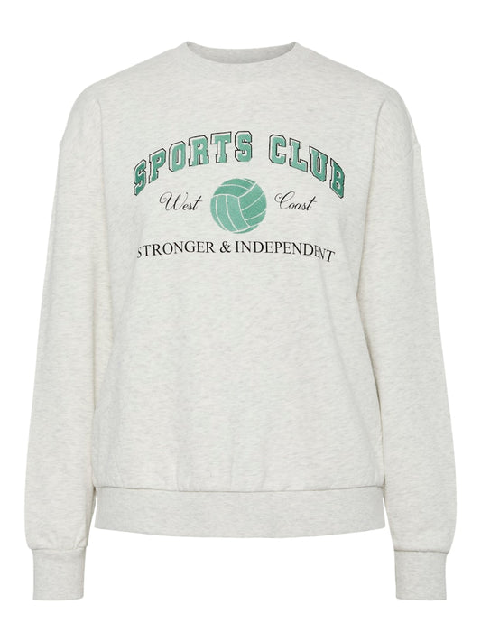 PCArina LS O-Neck Sweatshirt LGM