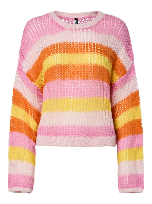 PCHilje LS O-Neck Knit Pink-A-Boo