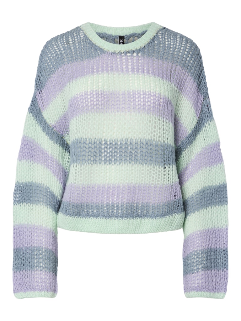 PCHilje LS O-Neck Knit Cashmere Blue