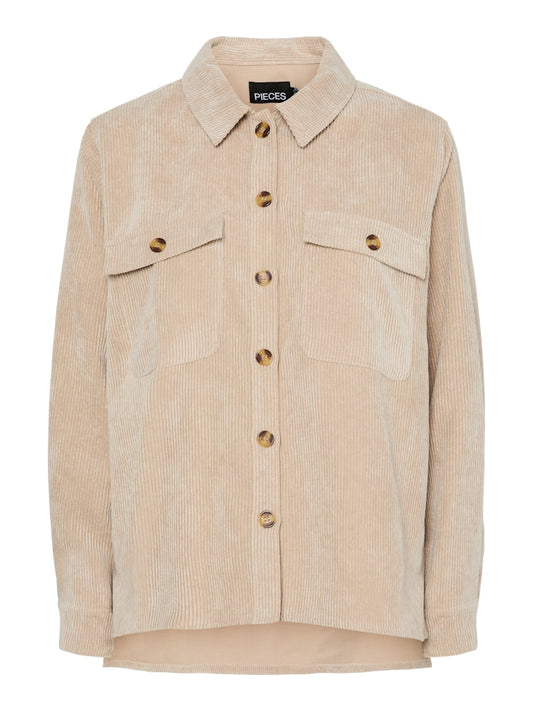 PCEffi LS Shirt White Pepper