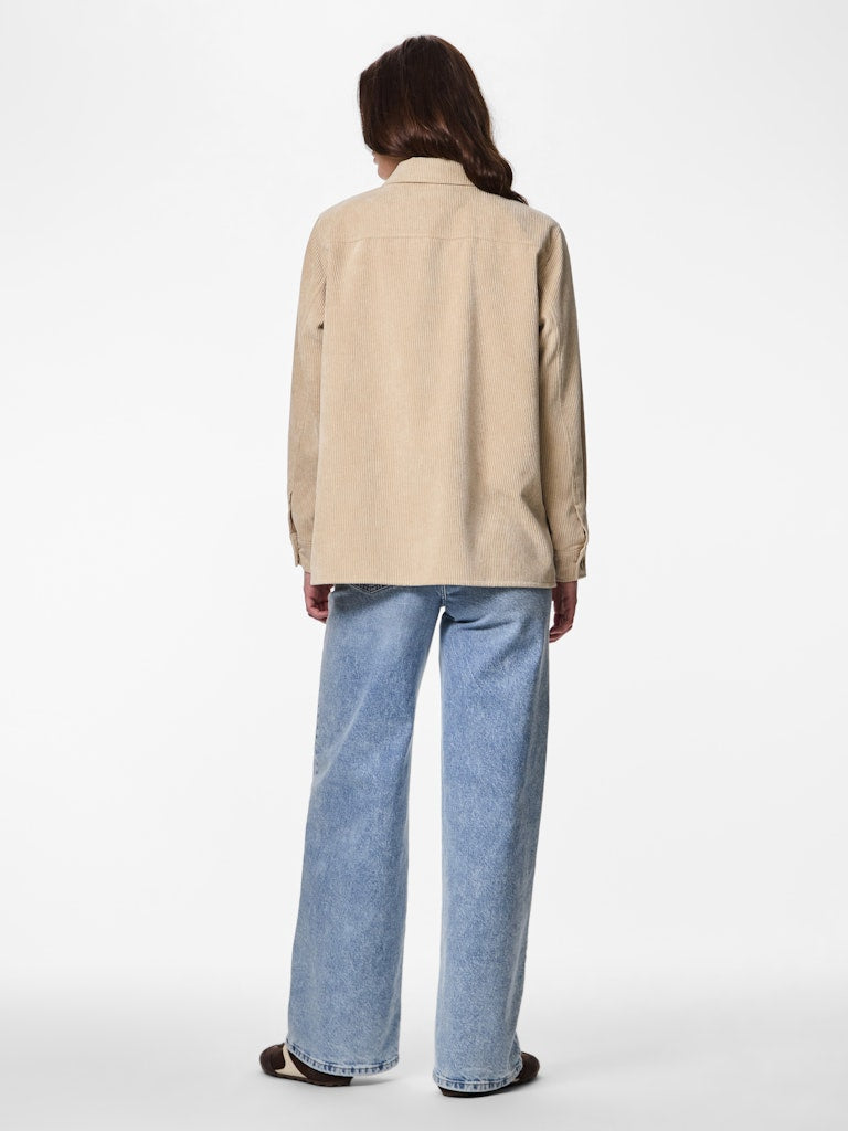 PCEffi LS Shirt White Pepper