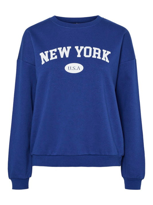 PCAya LS Oversize Sweat Bellwether Blue