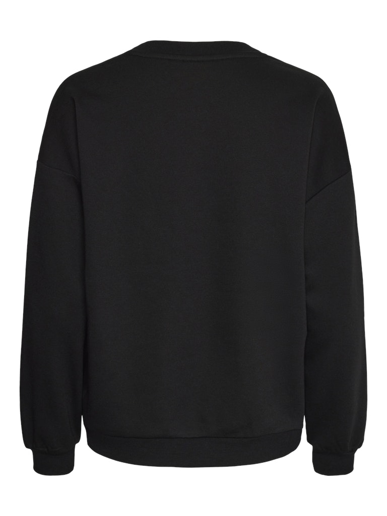 PCAya LS Oversize Sweat Black