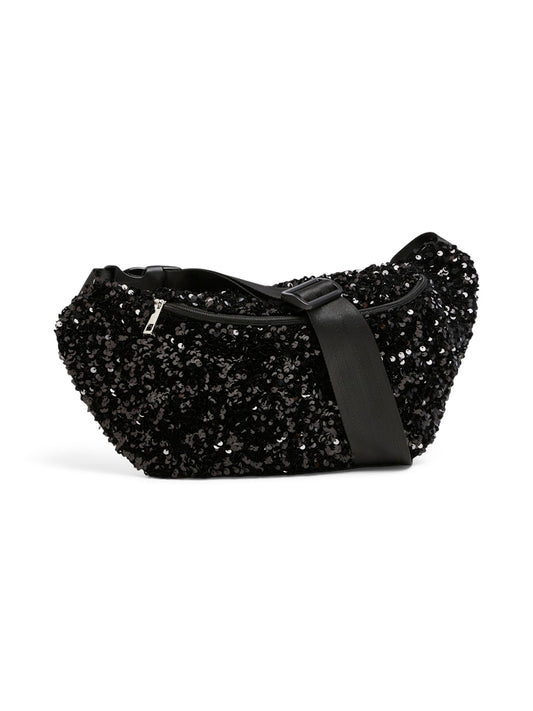 PCStephania Sequins Small Bumbag Black