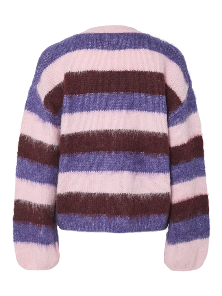 PCFicca LS Loose Knit Cardigan Pink-A-Boo