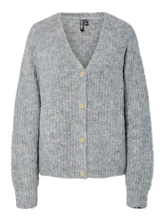 PCCleo LS V-Neck Cardigan MGM