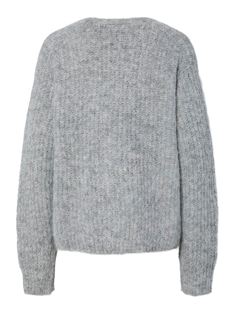 PCCleo LS V-Neck Cardigan MGM