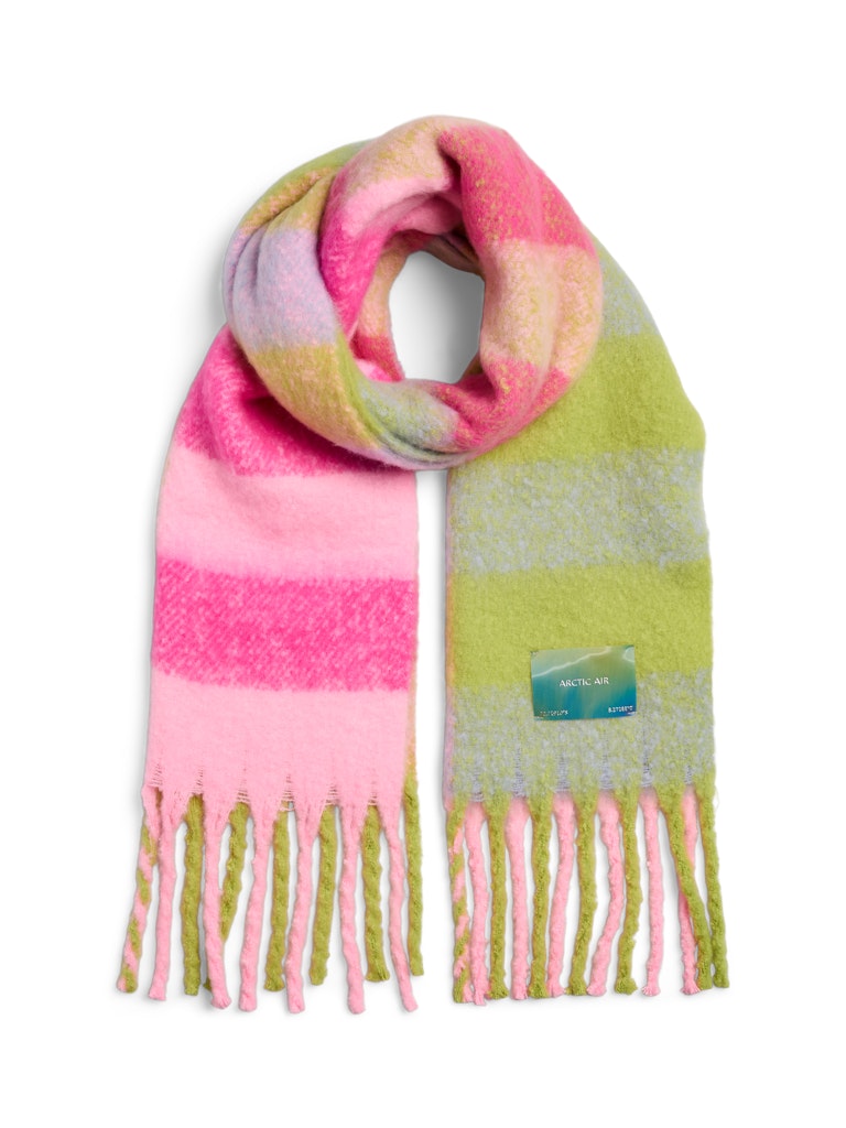 PCJina Long Scarf Pink Glo