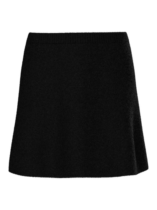 PCMalou HW Knit Skirt Black