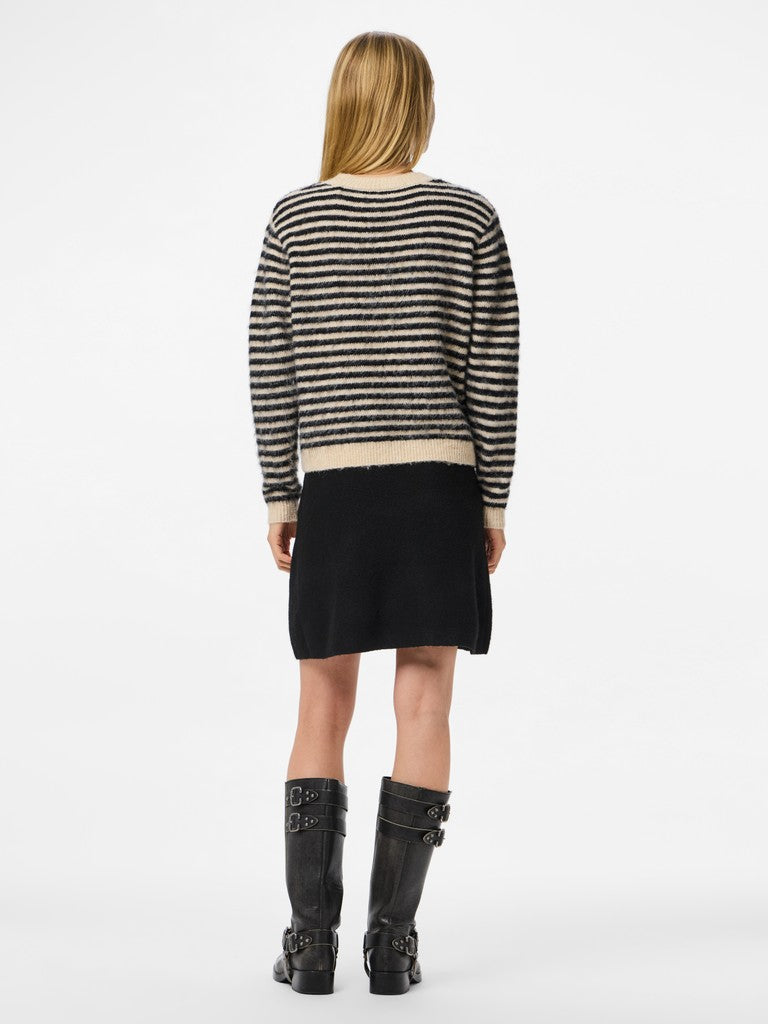 PCMalou HW Knit Skirt Black