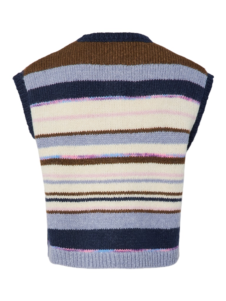 PCRye SL Polo Knit Vest Downtown Brown