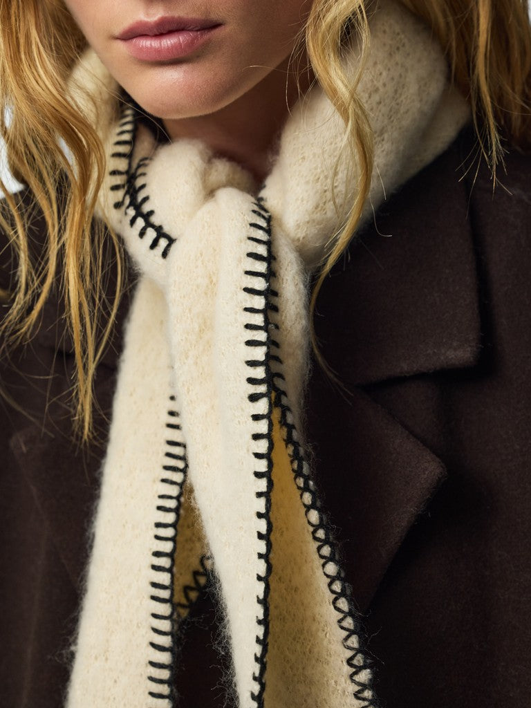PCPyron Mini Scarf Whitecap Gray
