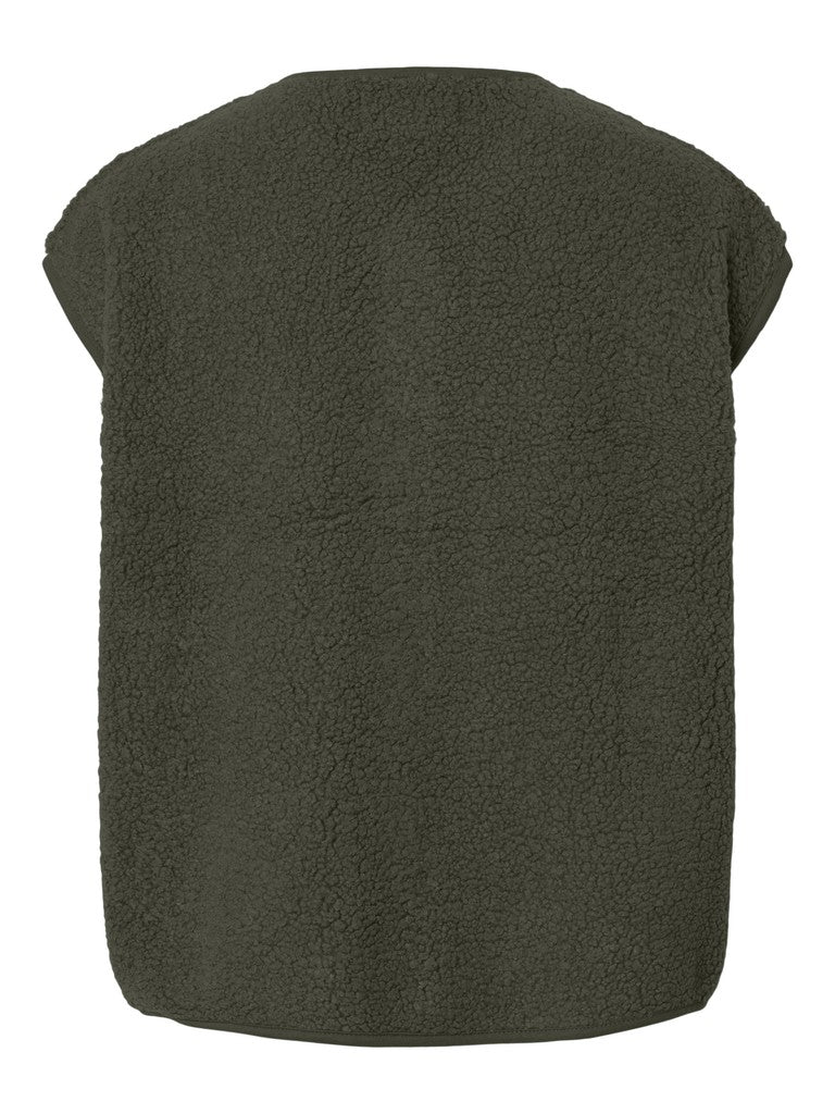 PCKatty Teddy Vest Forest Night