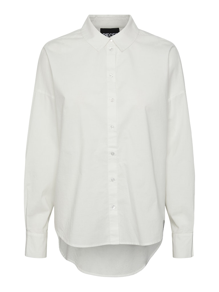 PCTanne LS Loose Shirt Cloud Dancer