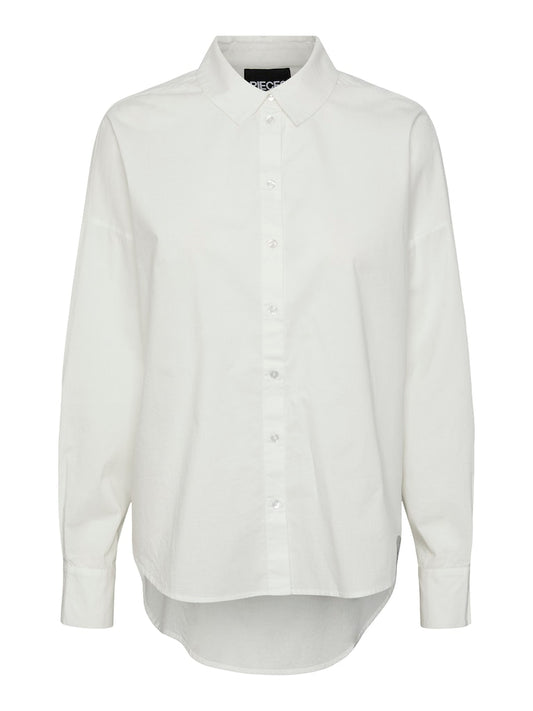 PCTanne LS Loose Shirt Cloud Dancer