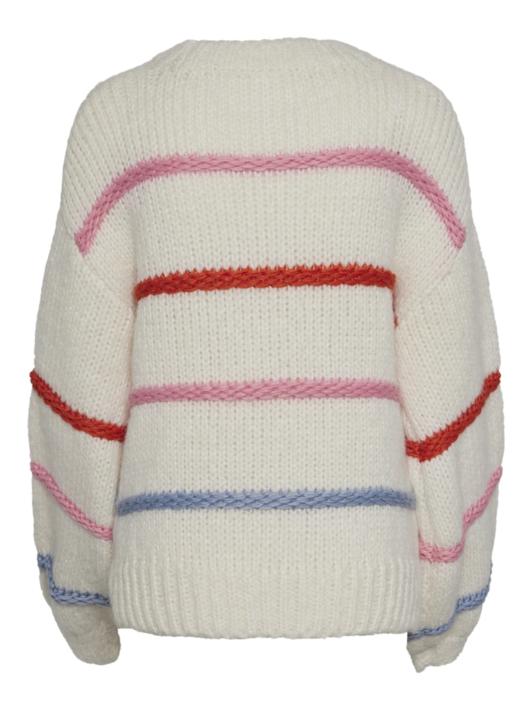 PCNavine LS O-Neck Knit Cloud Dancer