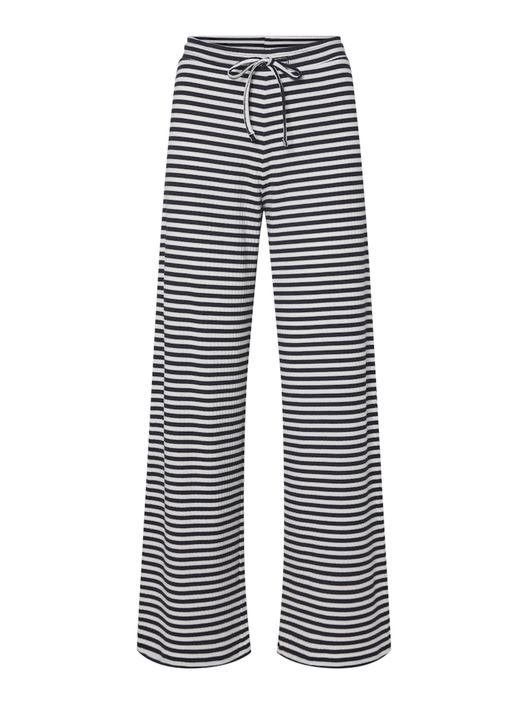 PCLaya MW Wide Pants Maritime Blue