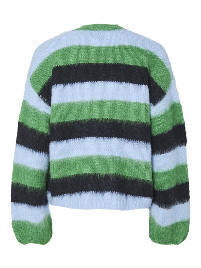 PCFicca LS Loose Knit Cardigan Fern Green