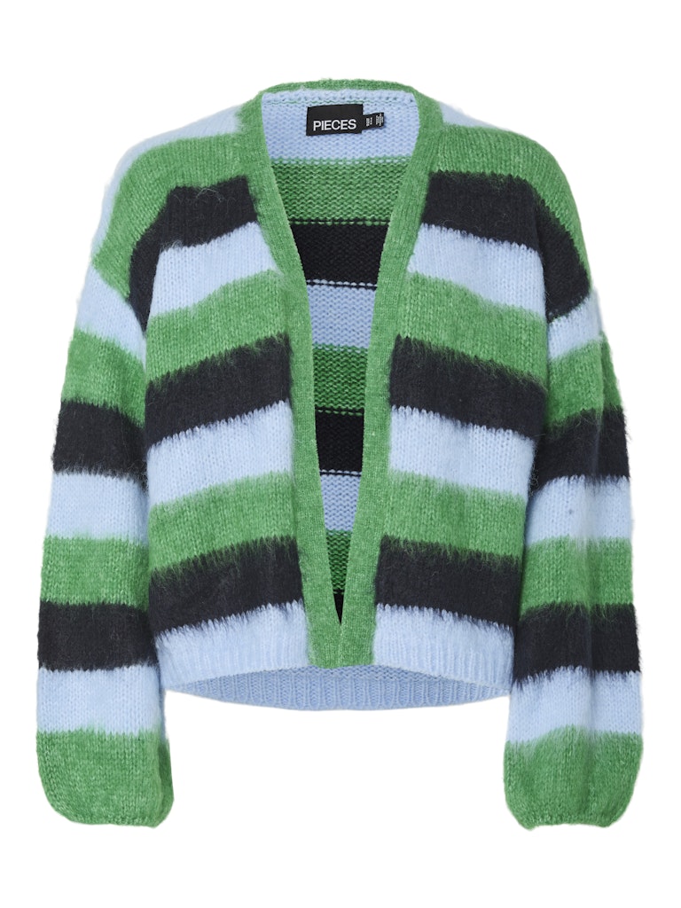 PCFicca LS Loose Knit Cardigan Fern Green