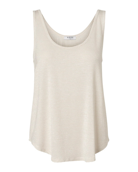PCBillo Tank Top Lurex Bright White